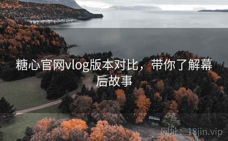 糖心官网vlog版本对比，带你了解幕后故事